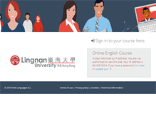 Tablet Screenshot of lingnan.netlanguages.com